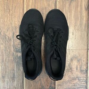 ADIDAS all black mens cloud foam, size 8 1/2